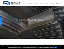 Tablet Screenshot of meccanicaindustriale.it
